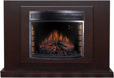 Каминокомплект Смолком Lucca FS25 + Dioramic 25 LED FX Венге (шпон красное дерево)