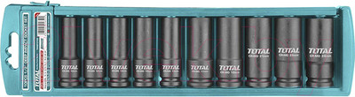 Набор головок слесарных TOTAL THKISD12102L (10шт)