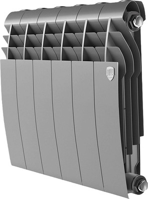 Радиатор биметаллический Royal Thermo BiLiner 350 Silver Satin (6 секций)