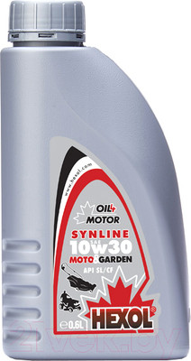 Моторное масло Hexol Synline Moto&Garden 10W30 / UL326.1 (600мл)