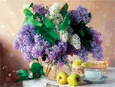 Набор алмазной вышивки Остров Сокровищ Букет сирени / 662430