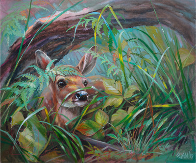 Набор алмазной вышивки Остров Сокровищ Олененок / 662576