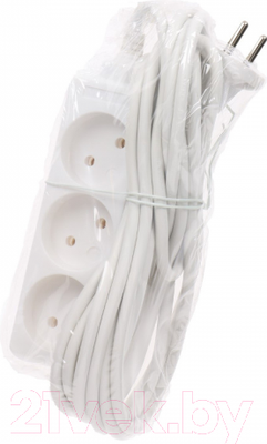 Удлинитель Electraline 62551 (3м, белый)