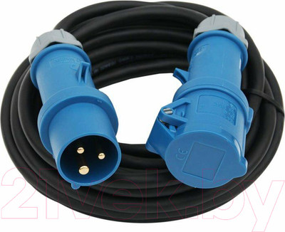 Удлинитель Electraline 01664 (20м, черный)