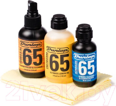 Набор средств для ухода за гитарой Dunlop Manufacturing Formula 65 Care / 6504