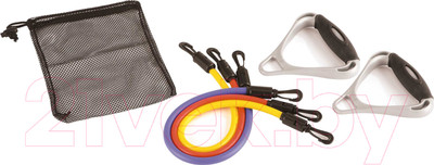 Эспандер Pro-Supra 318 TR-3 (48см, красный/синий/желтый)