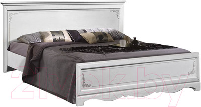 Двуспальная кровать Гомельдрев Лолита ГМ 8804В-03 180x200 Дуб (альпийский дуб)