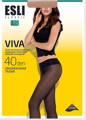 Колготки Esli Viva 40 (р.3, marrone)