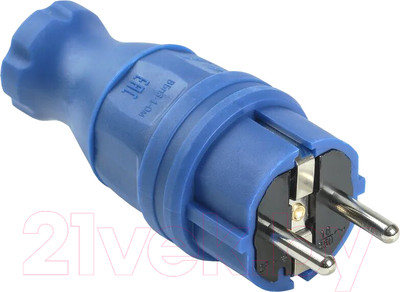 Вилка штепсельная IEK PKR01-016-2-K07