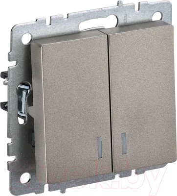 Выключатель IEK Brite BR-V20-1-10-K37 (шампань)