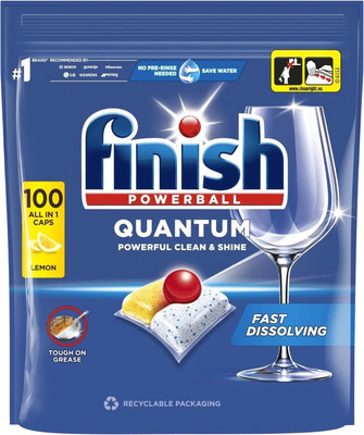 Капсулы для посудомоечных машин Finish Quantum Лимон (100шт)