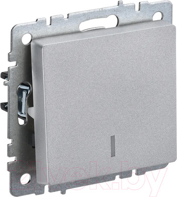 Выключатель IEK Brite BR-V10-1-10-K47 (алюминий)
