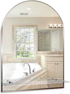 Зеркало Mixline Аркада Люкс 525015 (с полкой)