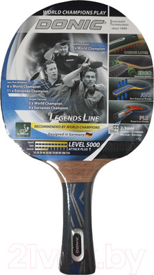 Ракетка для настольного тенниса Donic Schildkrot Legends 5000 / 754439
