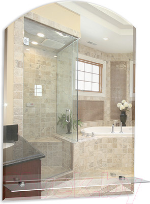 Зеркало Mixline Шанс Люкс 525423 (с полкой)