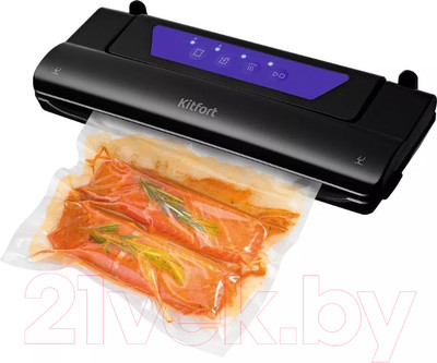 Вакуумный упаковщик Kitfort KT-1528-1 (черно-фиолетовый)