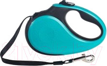 Поводок-рулетка XCHO Лента 3м (XS, бирюзовый/черный)