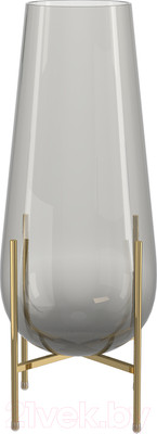 Ваза QWERTY Calisto / 73869 (серый)