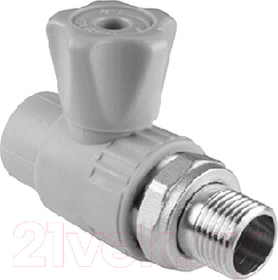 Шаровой кран Valfex Для радиатора прямой 20x1/2" / 10149020Г