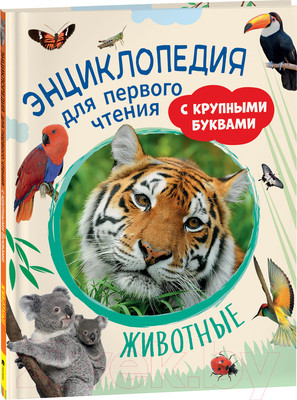 Энциклопедия Росмэн Животные. Для первого чтения с крупными буквами