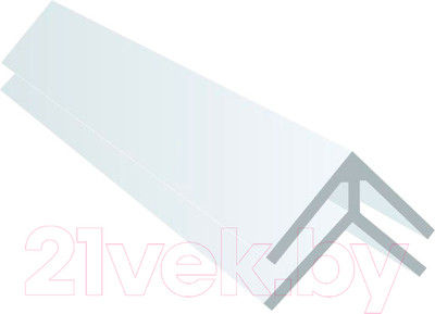 Угол для стеновой панели STELLA Наружный для ПВХ (10мм, 3м)