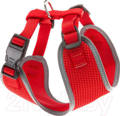 Шлея-жилетка для животных Ferplast Nikita P / 75468602 (XXS, красный)