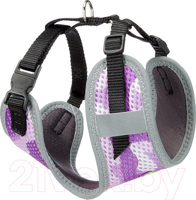 Шлея-жилетка для животных Ferplast Nikita Fashion P / 75468903 (XXS, фиолетовый)