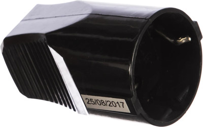 Розетка штепсельная Electraline 55027 (черный)