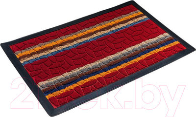 Коврик грязезащитный VORTEX Comfort 40x60 / 22383 (красный)