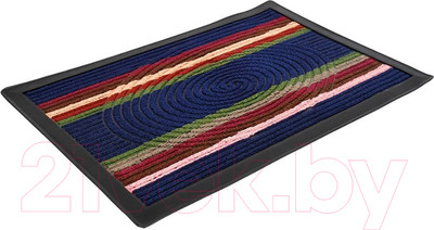 Коврик грязезащитный VORTEX Comfort 40x60 / 22384 (синий)