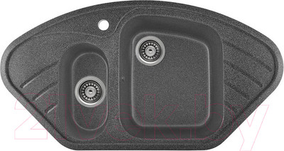 Мойка кухонная Gerhans Е02 (графит)