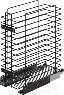 Корзина для белья выдвижная Starax S-8051-A (антрацит)