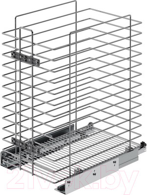 Корзина для белья выдвижная Starax S-8052-C (хром)