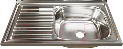 Мойка кухонная Mixline R 528175 (с сифоном)