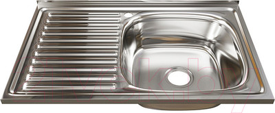 Мойка кухонная Mixline R 528178 (с сифоном)