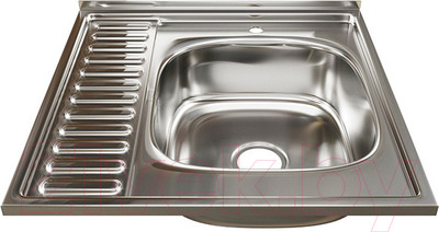 Мойка кухонная Mixline R 528015 (с сифоном)