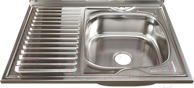 Мойка кухонная Mixline R 528017 (с сифоном)