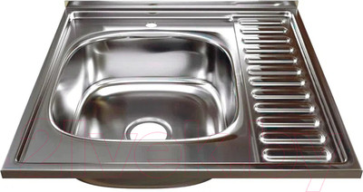 Мойка кухонная Mixline L 528014 (с сифоном)