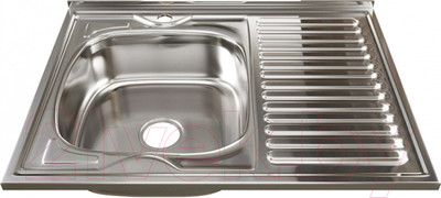 Мойка кухонная Mixline L 528016 (с сифоном)
