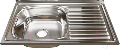 Мойка кухонная Mixline L 528177 (с сифоном)