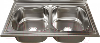 Мойка кухонная Mixline 530528 (с сифоном)