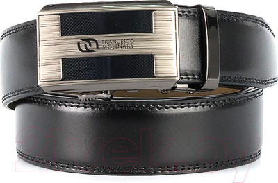 Ремень мужской Francesco Molinary 939-B3291A-M-BLK (черный)