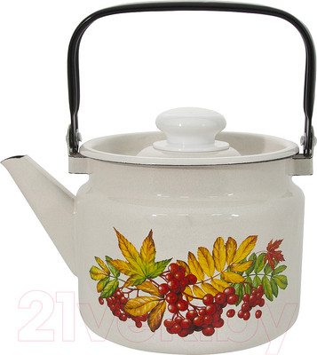 Чайник Лысьвенские эмали Рябина С-27104 П2