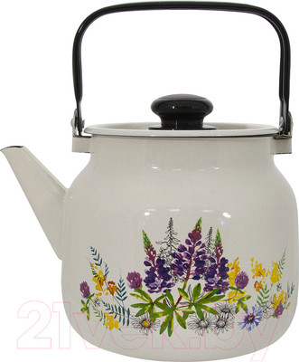 Чайник Лысьвенские эмали Люпины 2713П2/4