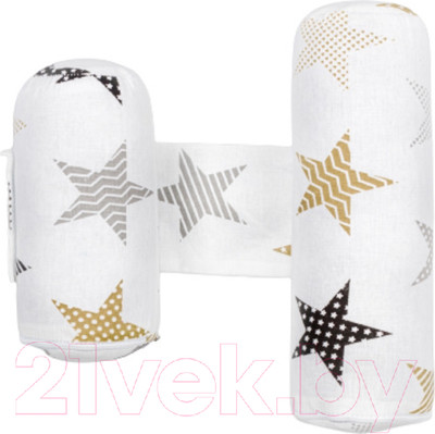 Подушка-позиционер Amarobaby Nature Anatomy Звезды пэчворк / AMARO-40NA-ZP