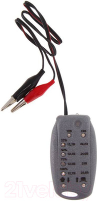 Тестер аккумуляторной батареи Автоэлектрика T-124s (серебристый)