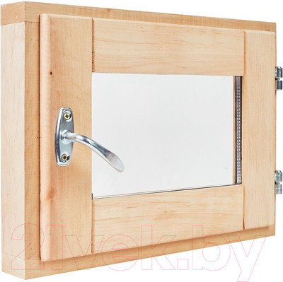 Окно для бани СаунаОпт Форточка 50x60