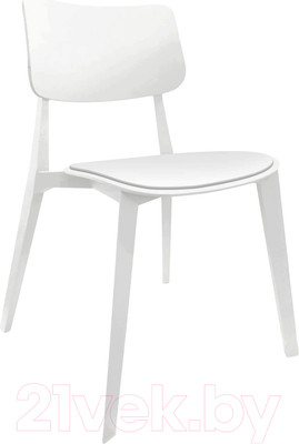 Стул Sheffilton SHT-S110-P (белый/белый)