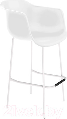 Стул барный Sheffilton SHT-ST31/S29 (белый/белый муар)