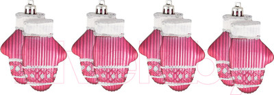 Набор елочных игрушек Волшебная страна Варежки / 007450 (4шт)